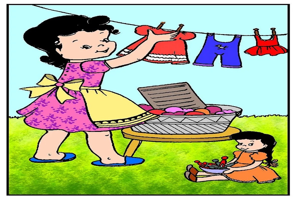 खुशियों की टोकरी, रंगों का मेल और गुड़िया का खेल