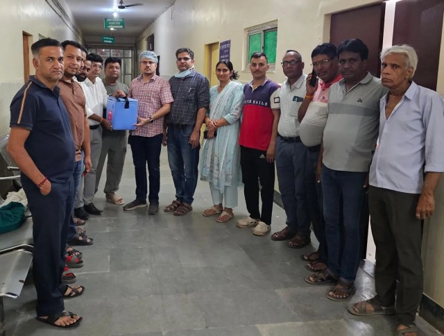 सुशीला देवी के निधन के बाद जेएलएन अस्पताल में कराया नेत्रदान
